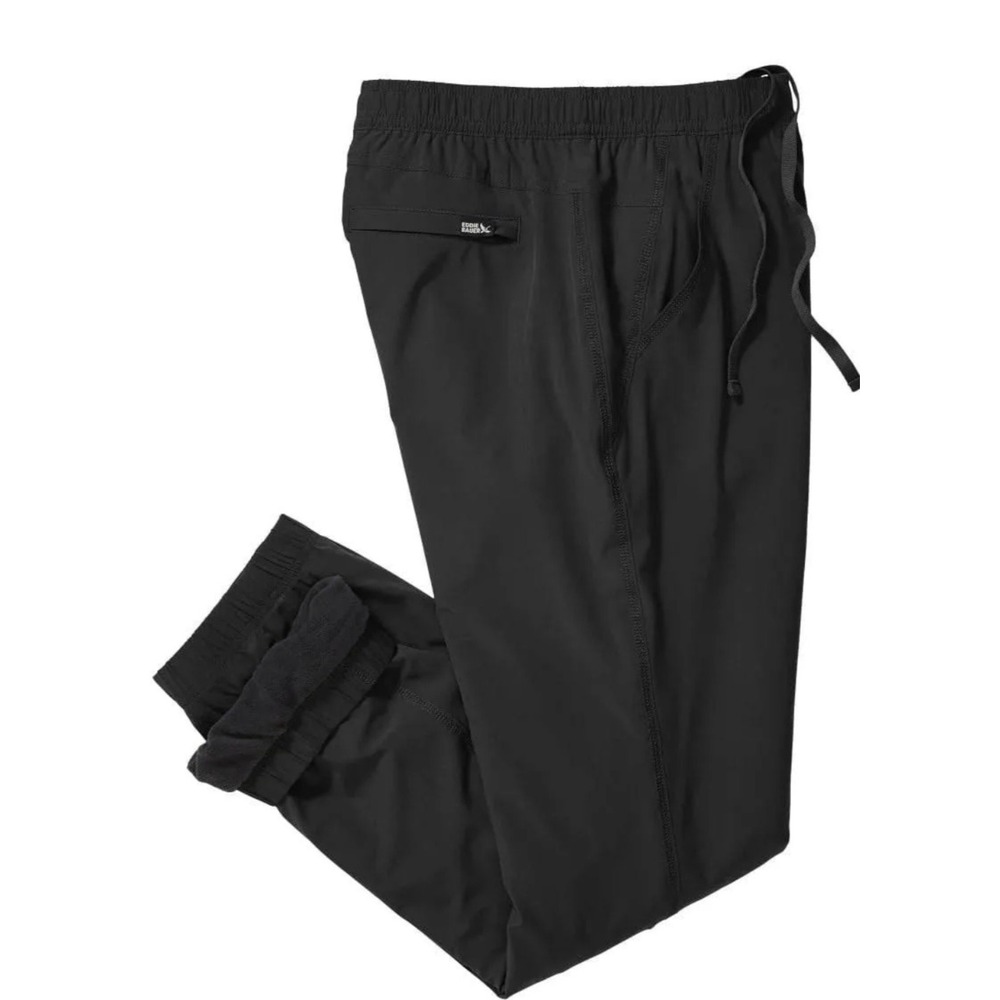 Eddie Bauer Women's Fleece Lined Pants Size 16‎ Joggers Zip Pockets Drawstring